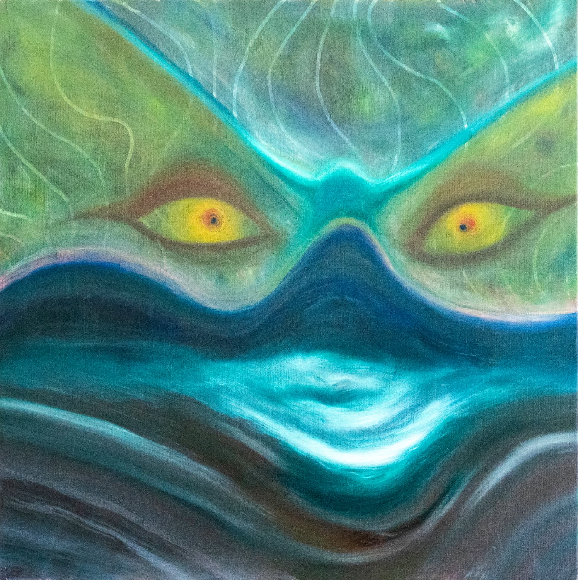 Looker, 2025 — painting by Thad Geer