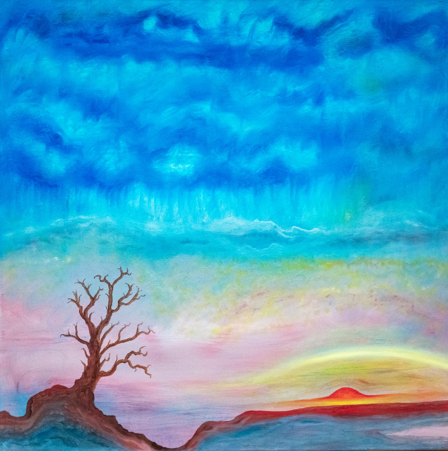 Tree Dawn, 2026 — painting by Thad Geer
