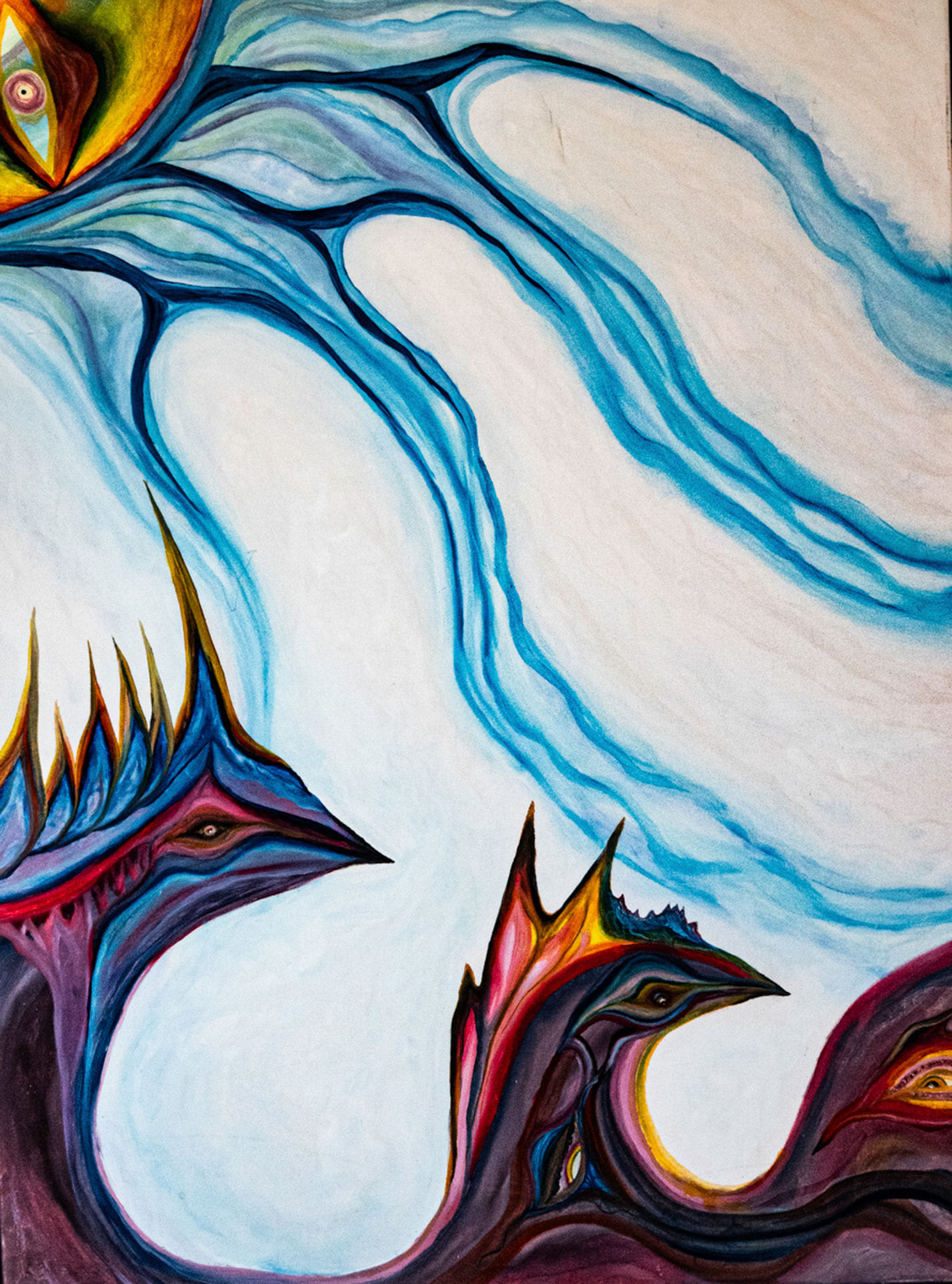 Tree Eye, 2021 — painting by Thad Geer