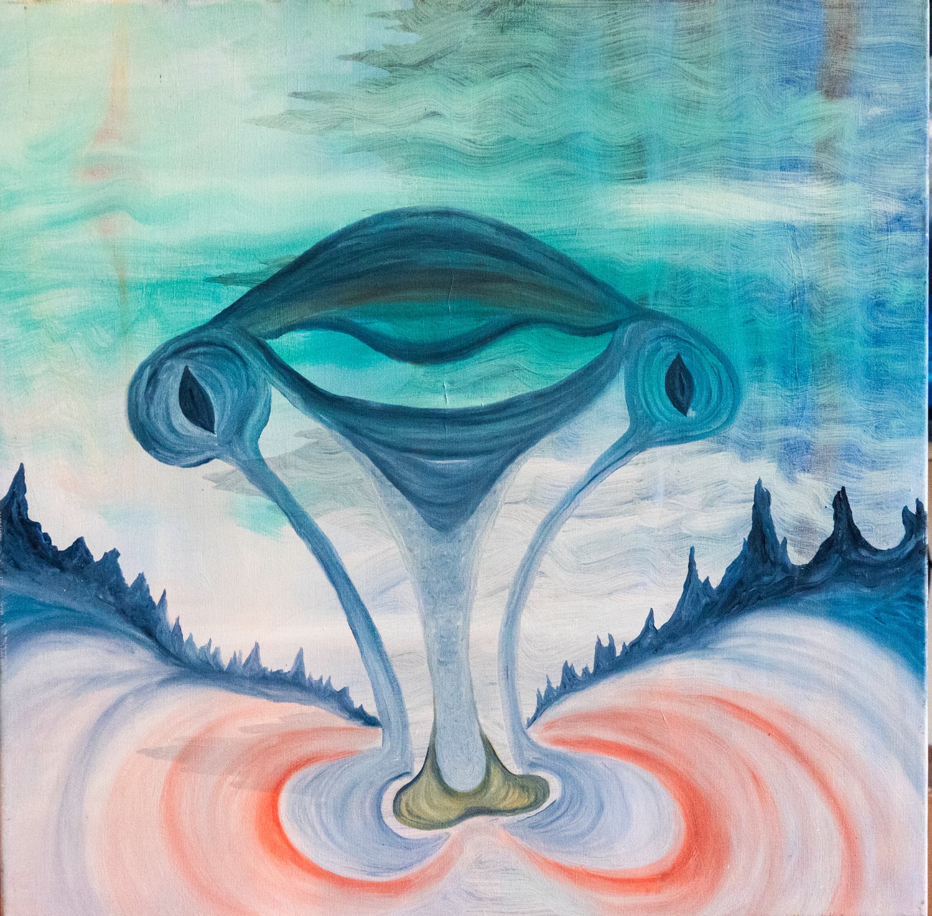 Absorbing, 2021 — painting by Thad Geer