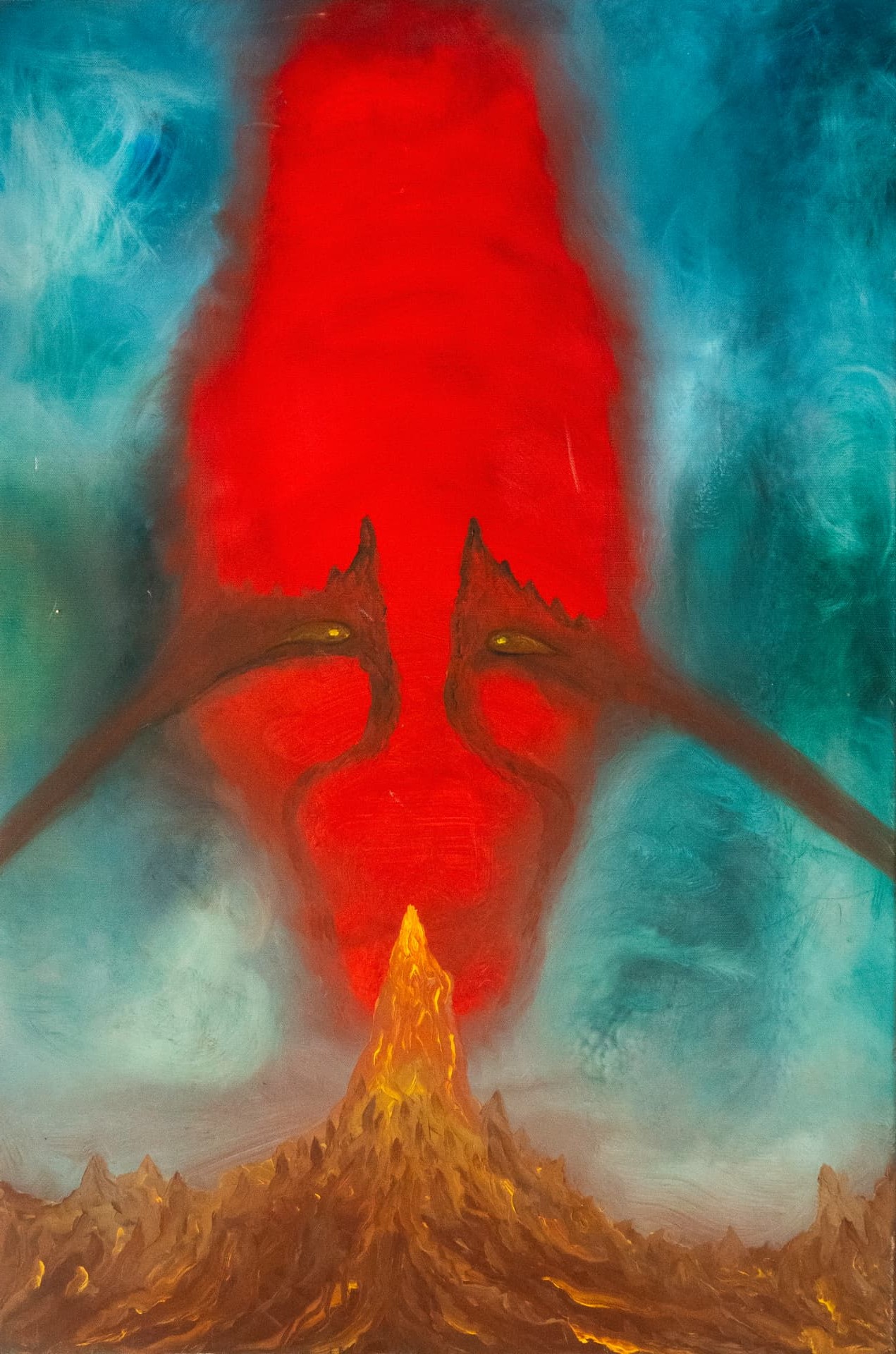 The Sentinal, 1999 — painting by Thad Geer