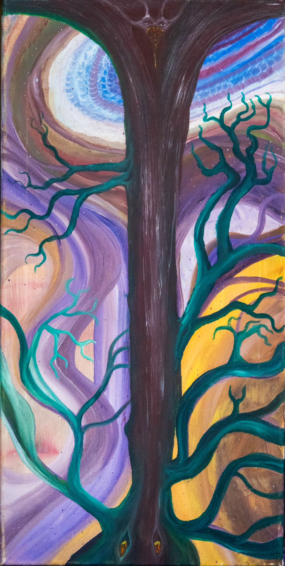Me Tree, 2003 — painting by Thad Geer