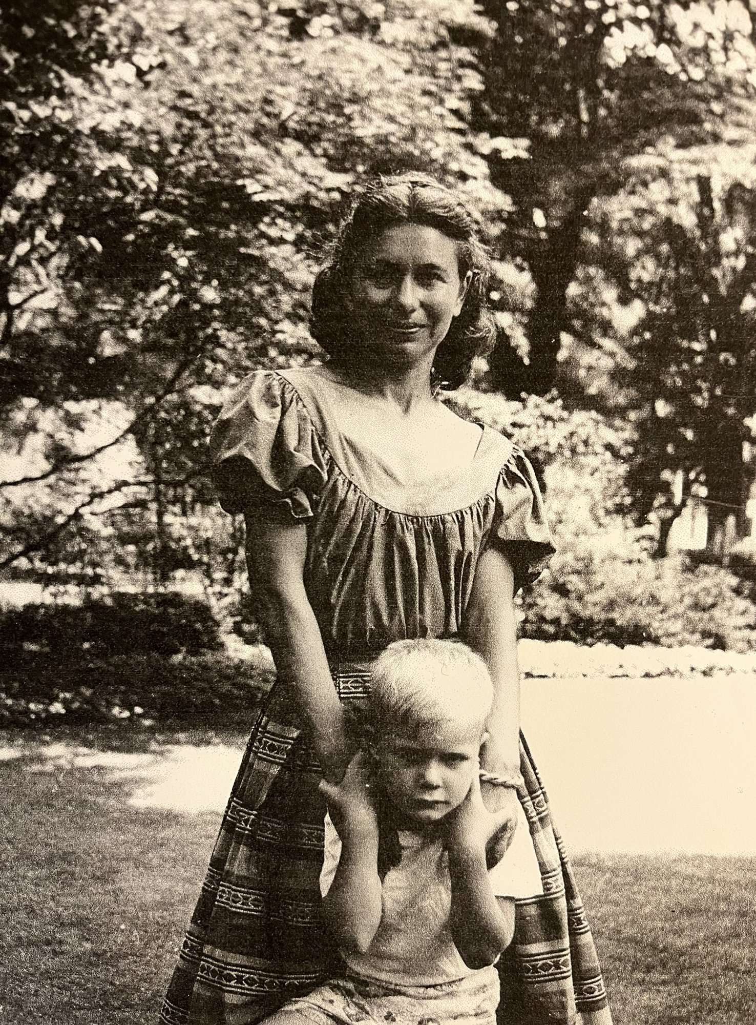 Thad with his mother, Herta Ware.